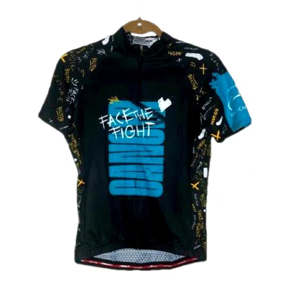 5/$25 
Jakroo Fondo Cyclist Shirt Top Relaxed S Full Front Zip Pockets Black - Picture 1 of 12